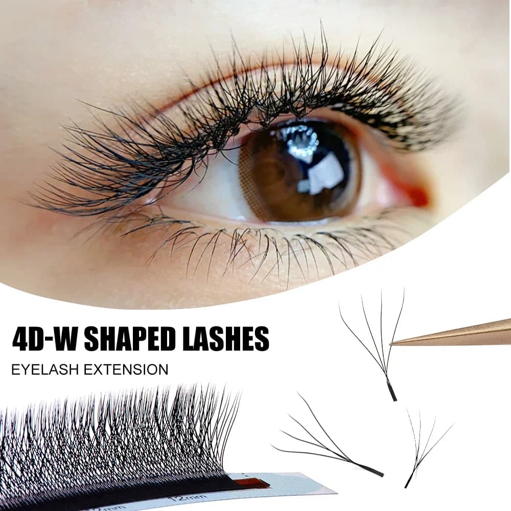 Leques Pré-fabricados 4D Forma W 0.07mm Curvatura D