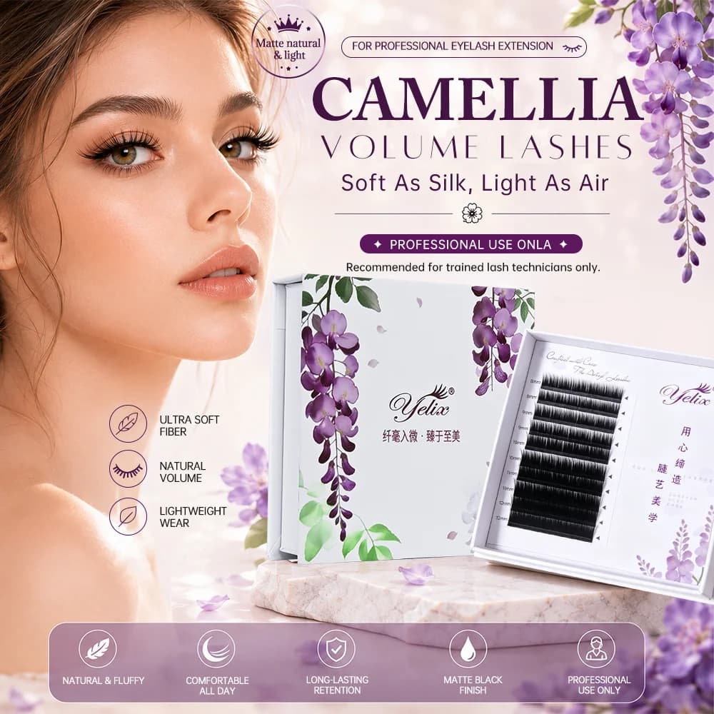 Extensões de Volume Camellia Suaves Naturais