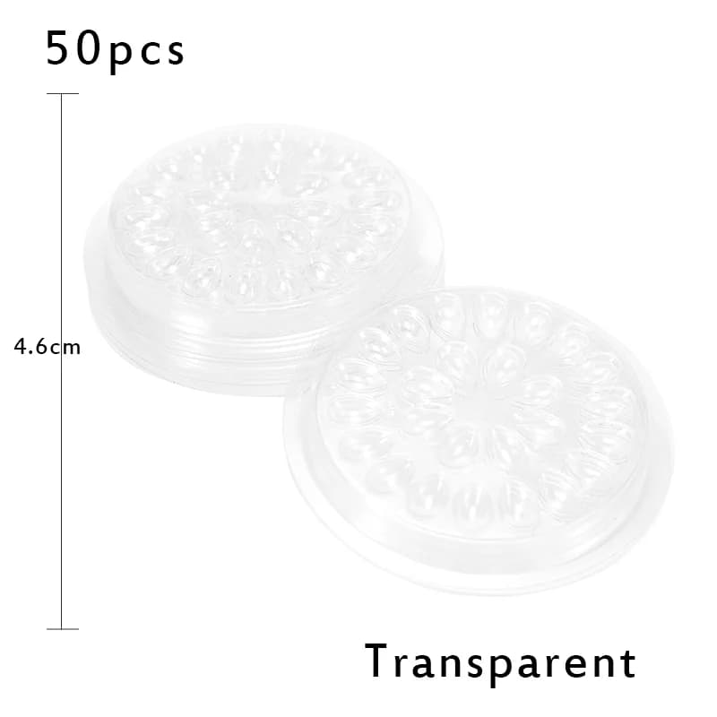 Porta Cola Plástico em Formato de Flor para Extensões de Cílios