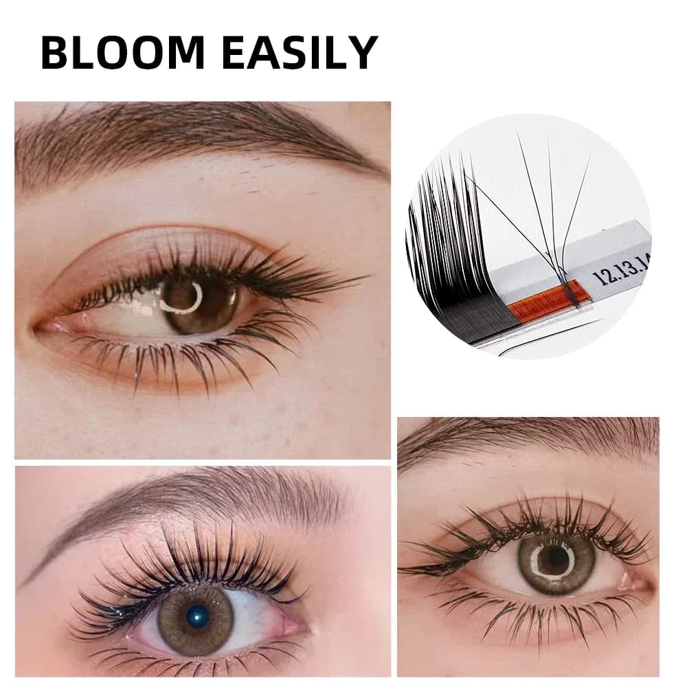Extensões de Cílios Individuais Camellia Volume Fofinho
