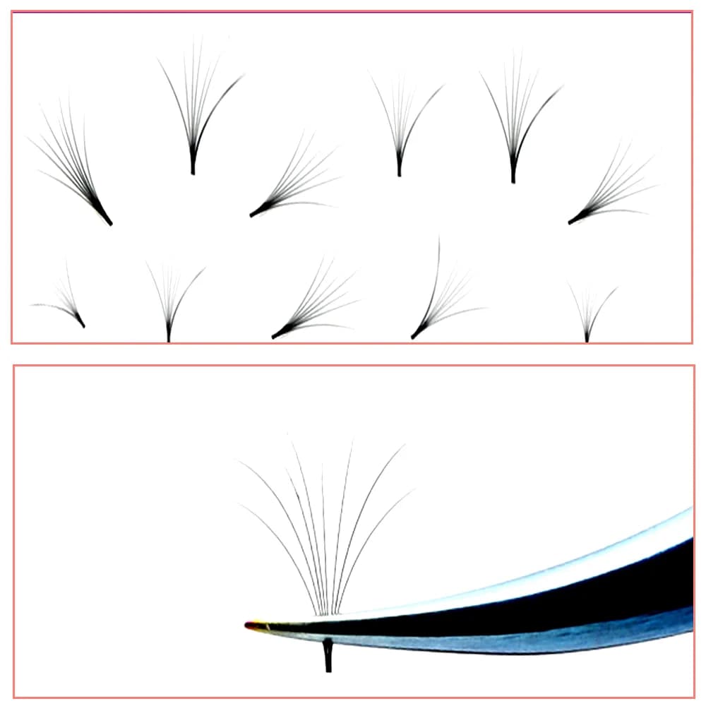 Extensões de Cílios Mega Volume Auto Bloom Easy Fan