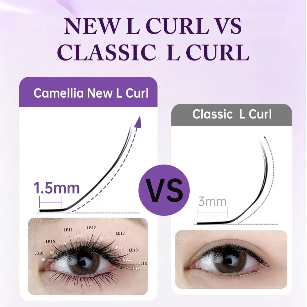Extensões de Volume Camellia Suaves Naturais