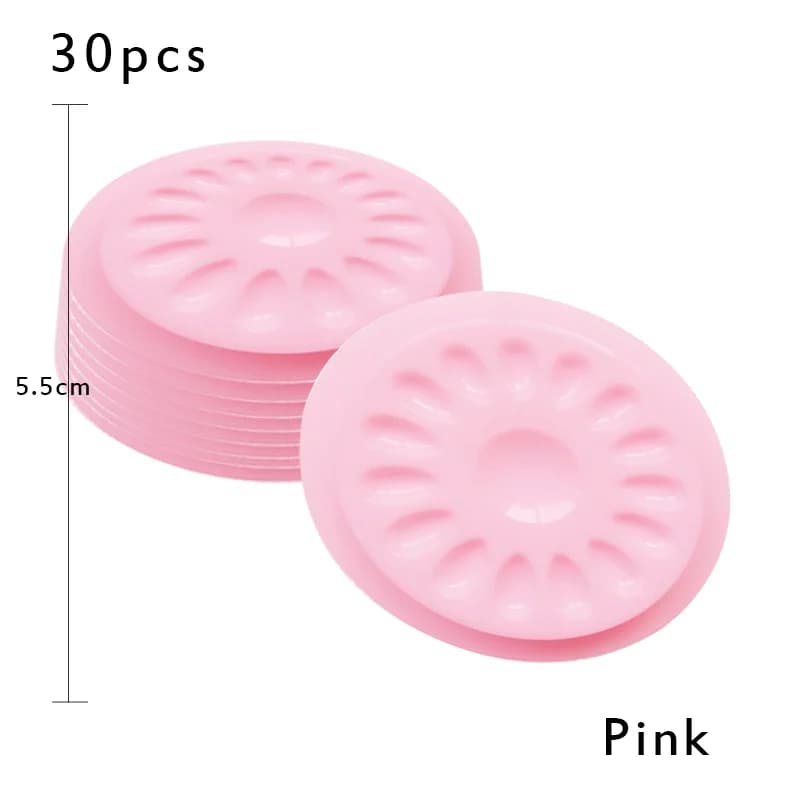 Porta Cola Plástico em Formato de Flor para Extensões de Cílios