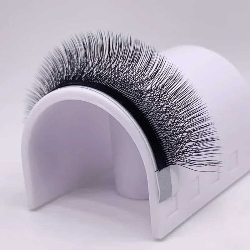 Extensões de Cílios em Leque Pré-Fabricado 5D W com Abertura Automática