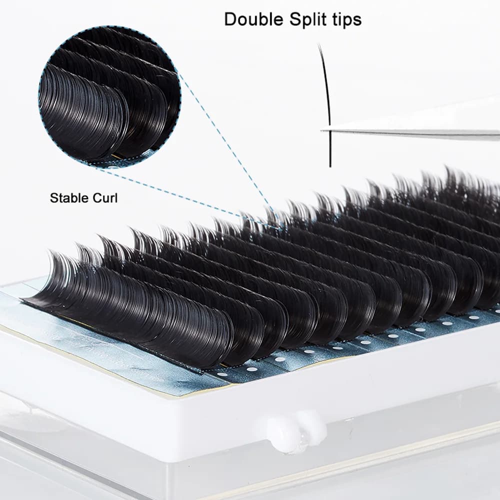Extensões de Cílios Flat Air Curvatura D+ Elipse
